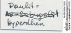 Etiketten zu Pyroxen (Hypersthen) (NHMW-MIN-O626)